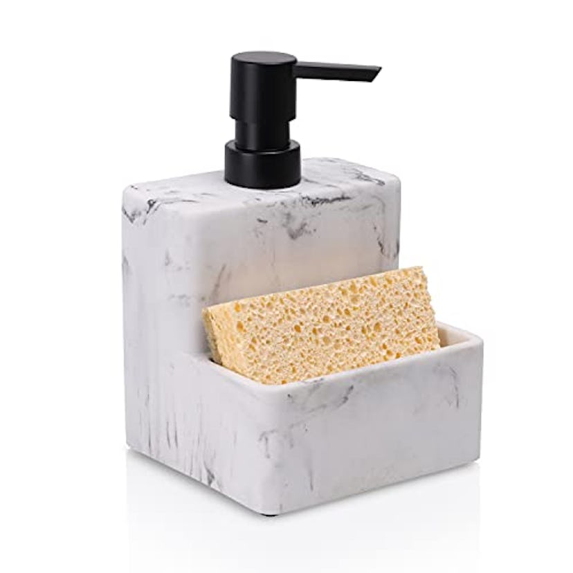 zccz Soap Dispenser with Sponge Holder,