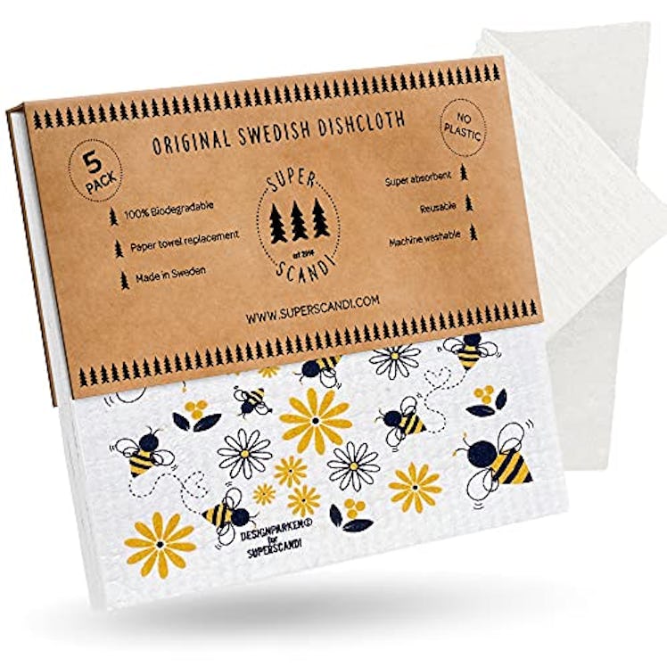 SUPERSCANDI Swedish Dishcloths (5-Pack)