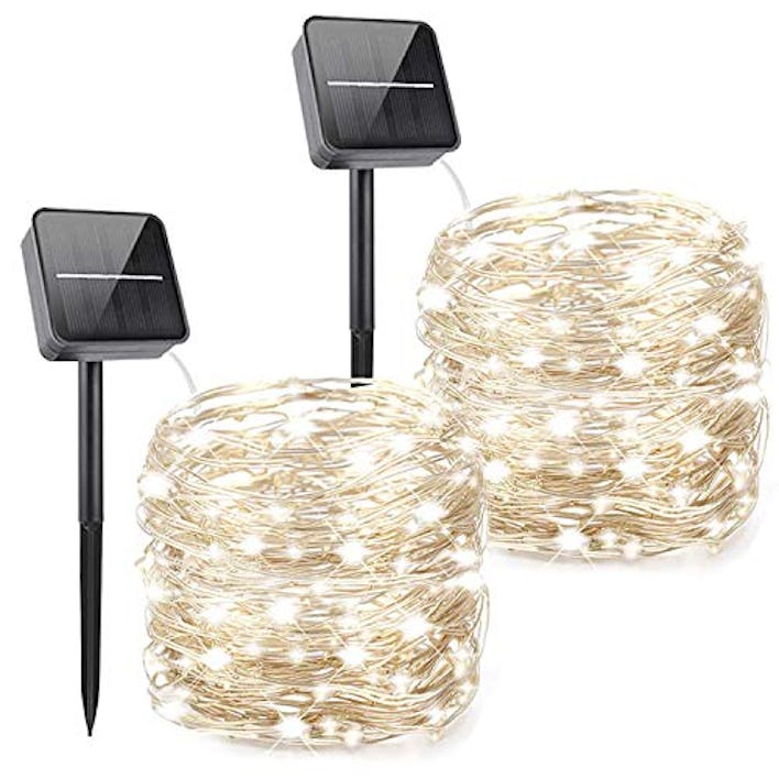 MUMUXI LED Solar String Lights (2-Pack)