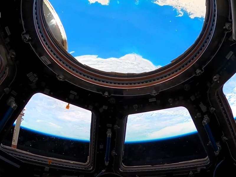 A screenshot from a European Space Agency video. An astronaut captured a video from the space statio...