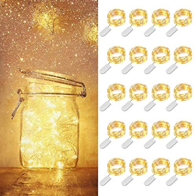 MUMUXI LED Fairy Lights (20-Pack)