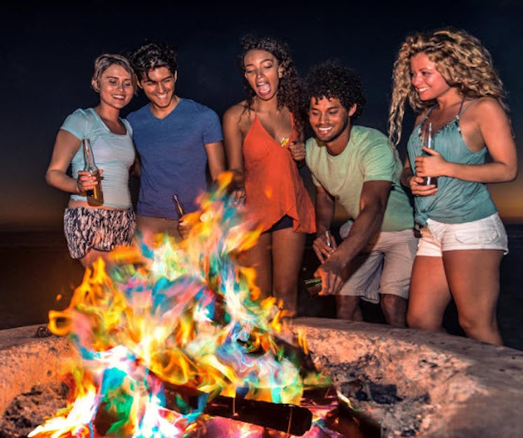 Magical Flames Cosmic Fire Color Packets - Pack of 12 Colorful Fire Packs - Magic Colored Flame for ...