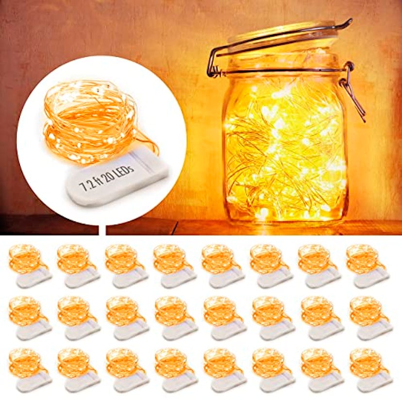 MUMUXI LED Fairy Lights Battery Operated String Lights [24 Pack]