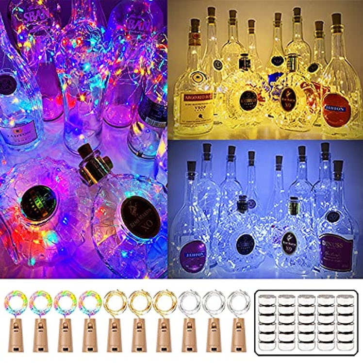 MUMUXI Wine Bottle Lights (10-Pack)