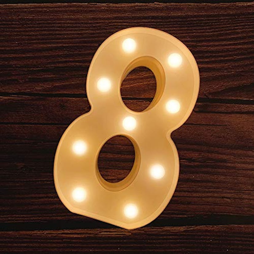 MUMUXI Marquee Light Up Letters & Numbers