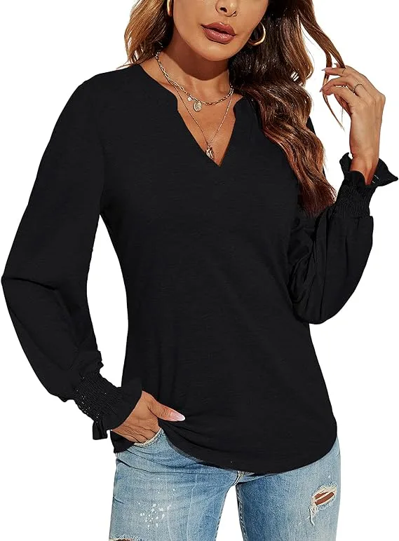 Romanstii V-Neck Tunic Blouse