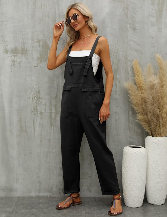 Gihuo Baggy Overalls Jumpsuit