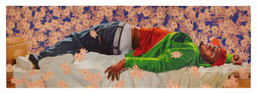 Kehinde Wiley'den Bir Yılanı Piquée Femme Piquée. 2008, tuval üzerine yağlıboya.
