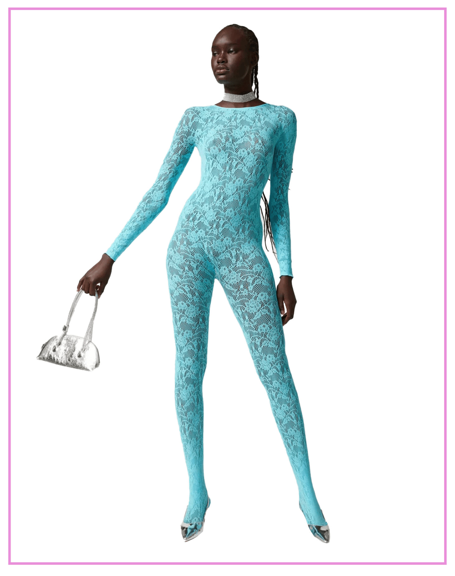 Out From Under Divine Sheer Lace Catsuit Jumpsuit
