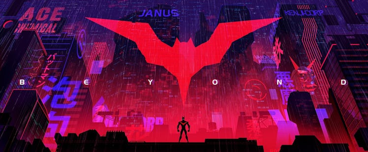 Concept art for Yuhki Demers and Patrick Harpin's animated Batman Beyond