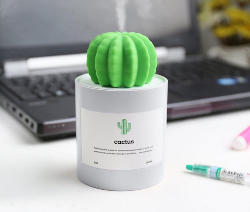 AmuseNd USB Cool Mist Cactus Humidifier