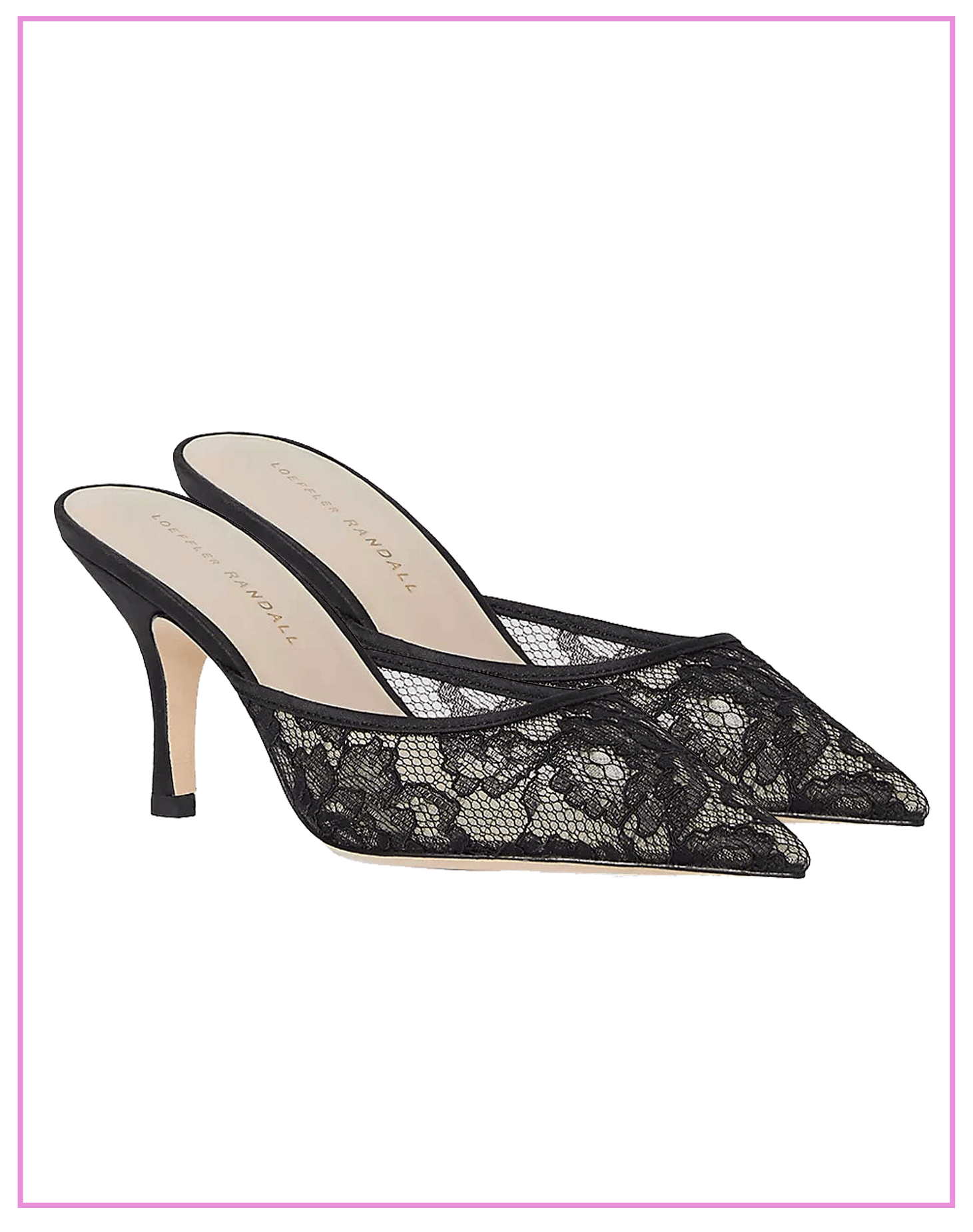 Loeffler Randall Layla 80MM Lace Mules