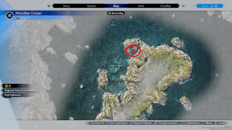 pirate's relic map screenshot from Final Fantasy 7 Rebirth