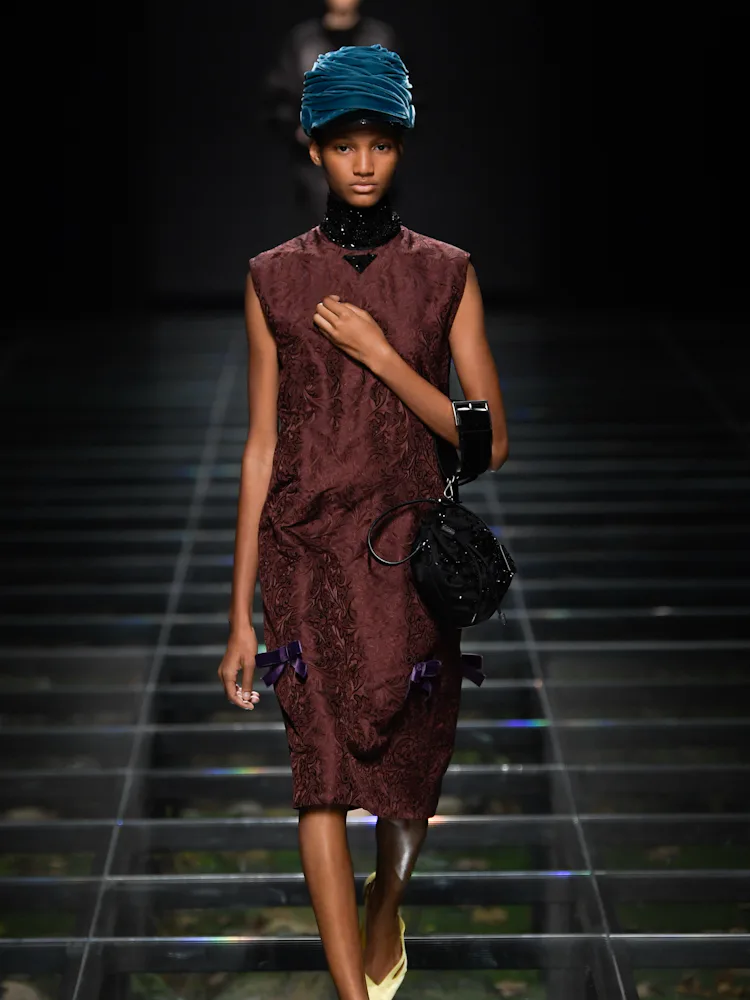 prada runway dress Prada Fall 2024 Ready-to-Wear Runway, Fashion Show & Collection Review