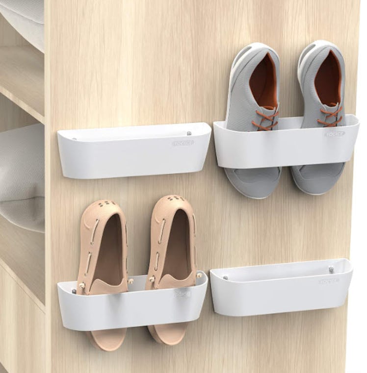 Yocice Wall Mounted Shoes Rack (4-Pack)