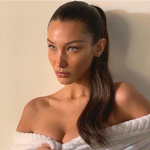Bella Hadid snatched ponytail