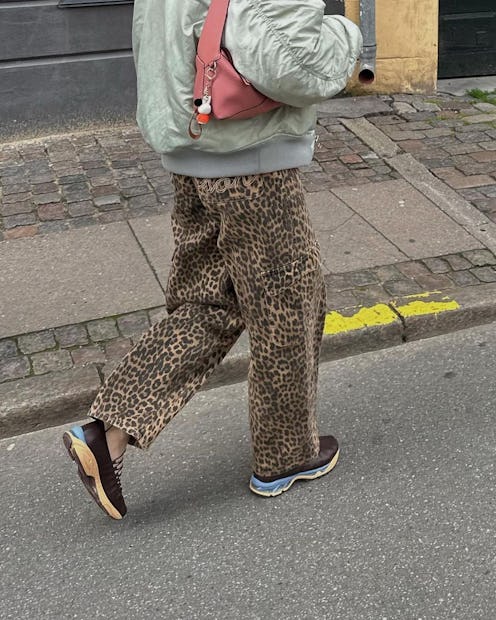 Leopard pant trend