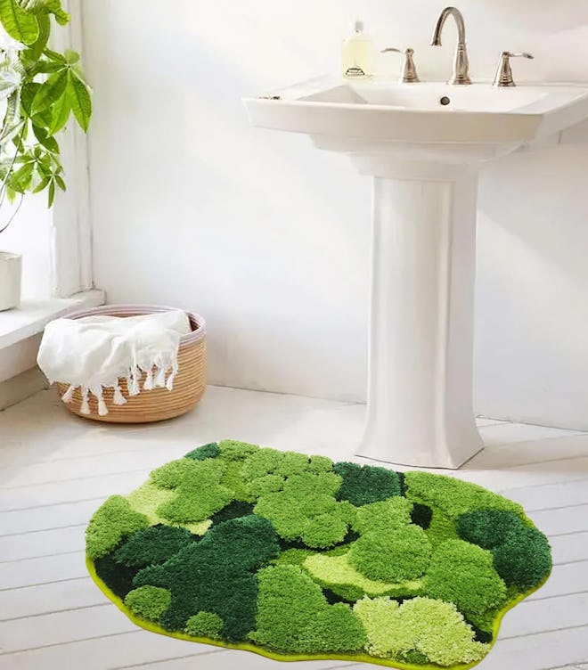 Hifuwan Plush Moss Bath Mat