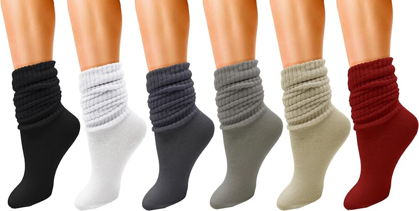 Winterlace Slouch Socks (6 Pairs)