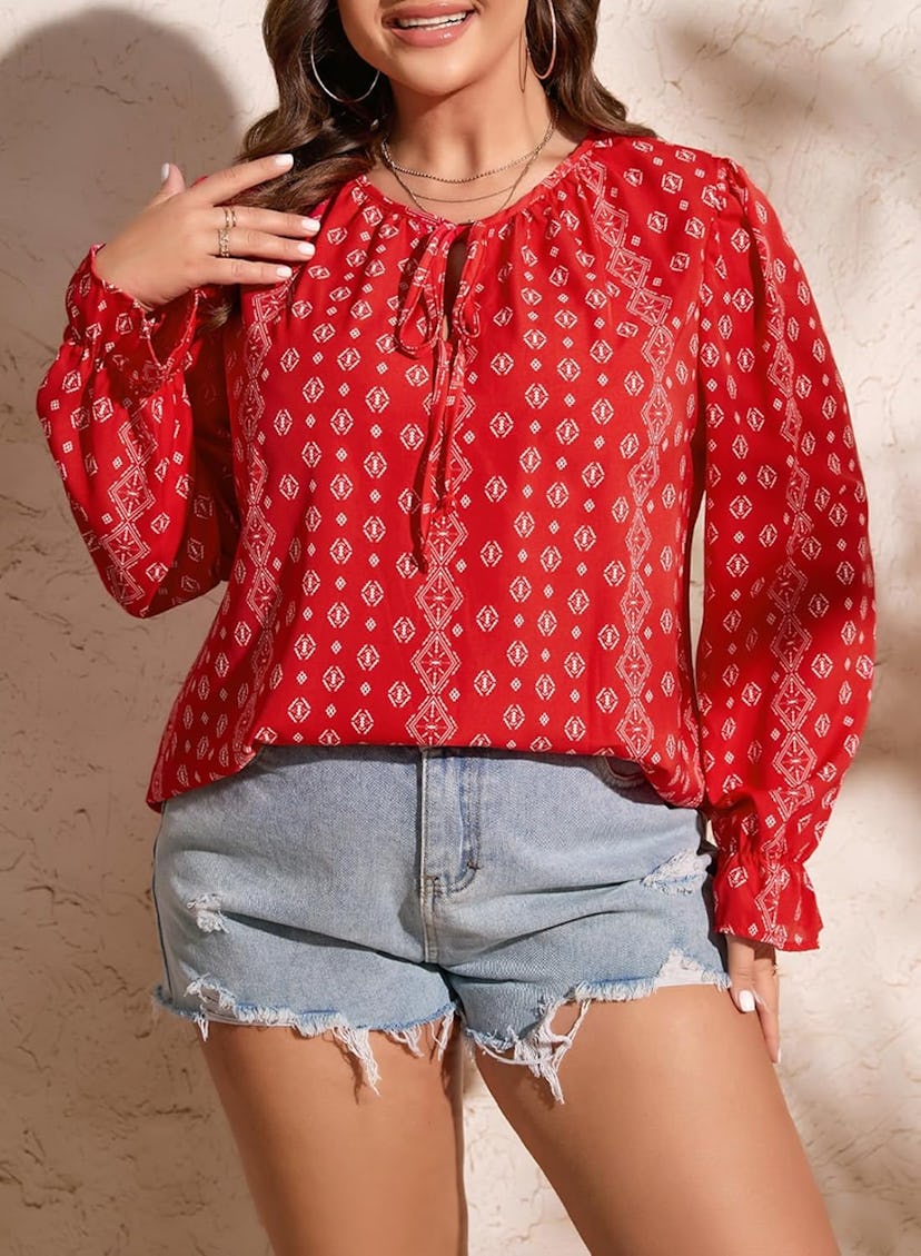 Eytino Drawstring Blouse