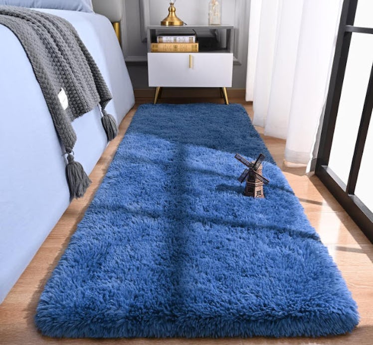 Rtizon Soft Shag Runner Rug for Bedroom