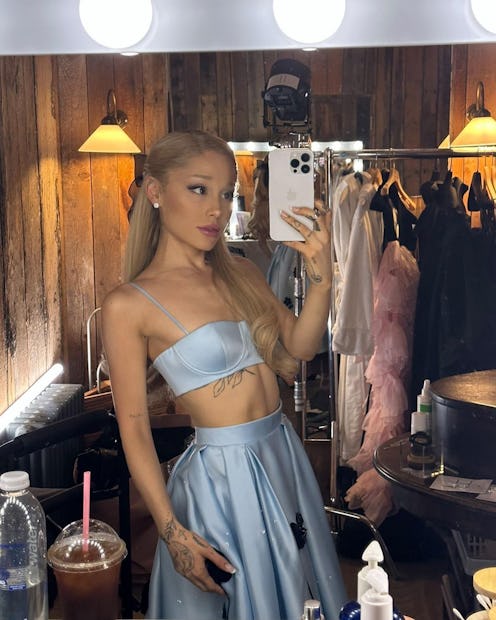 Ariana Grande floral dress