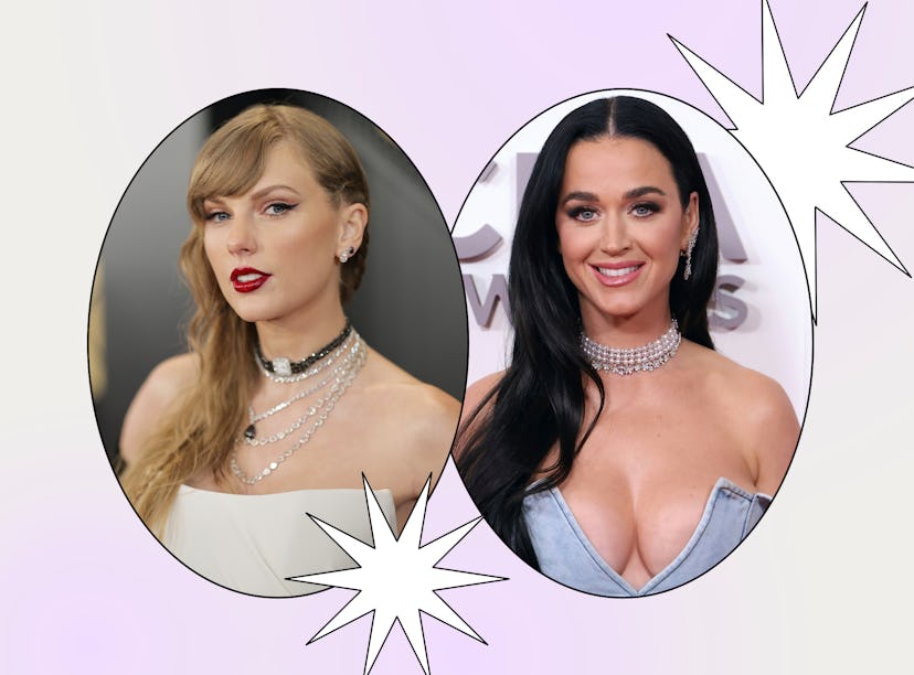 In a surprise turn of events, Taylor Swift and Katy Perry dropped their "bad blood" at her recent 'E...