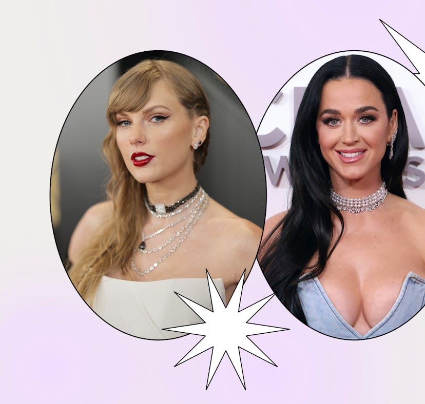 In a surprise turn of events, Taylor Swift and Katy Perry dropped their "bad blood" at her recent 'E...