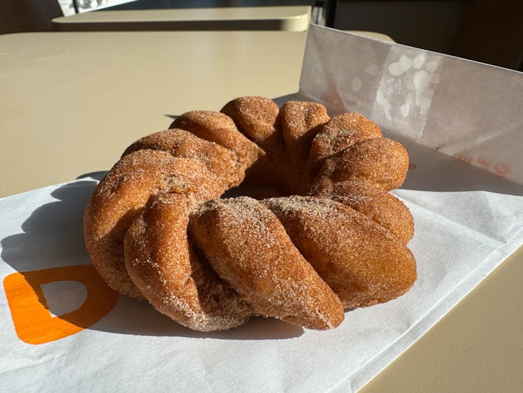 Dunkin's Churro Donut was one of my favorites off the spring 2024 menu. 
