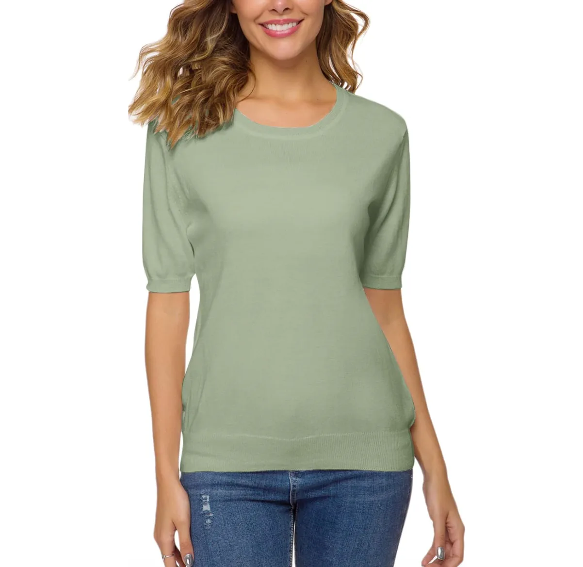 DAIMIDY Scoop-neck Top