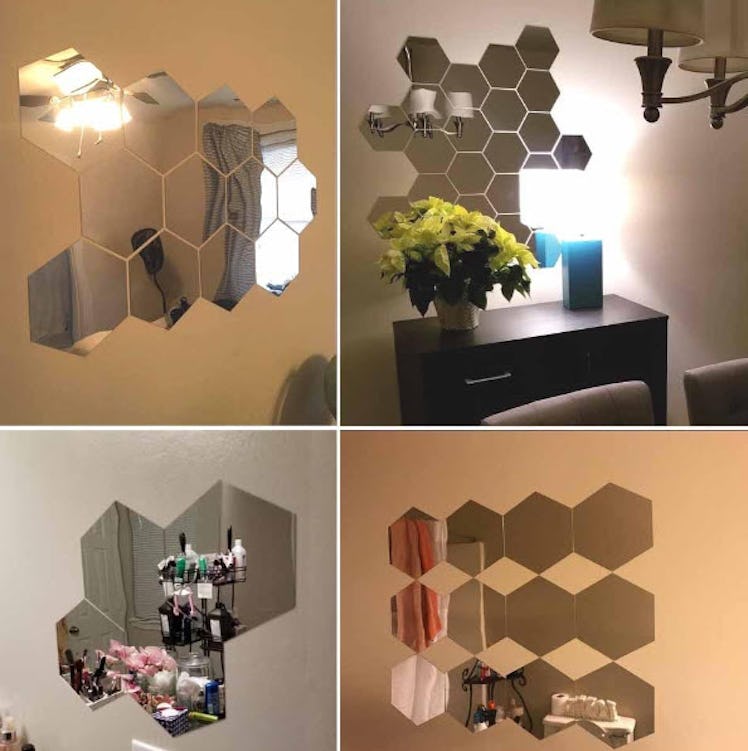 H2MTOOL Hexagon Wall Decals (12-Piece)