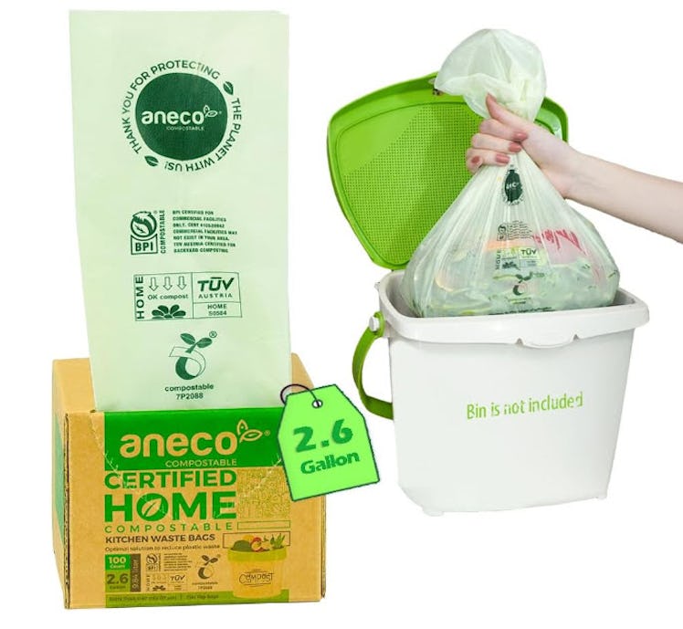 ANECO 100% Compostable Trash Bags