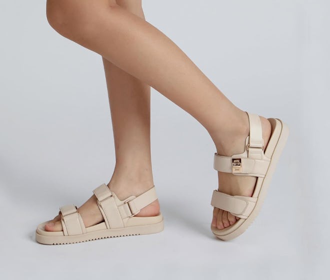 Rihero Double Strap Slip-On Sandals