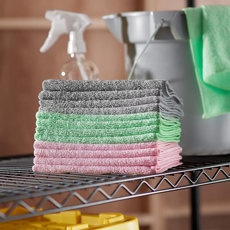 Amazon Basics Microfiber Cleaning Cloths (24-Pack)