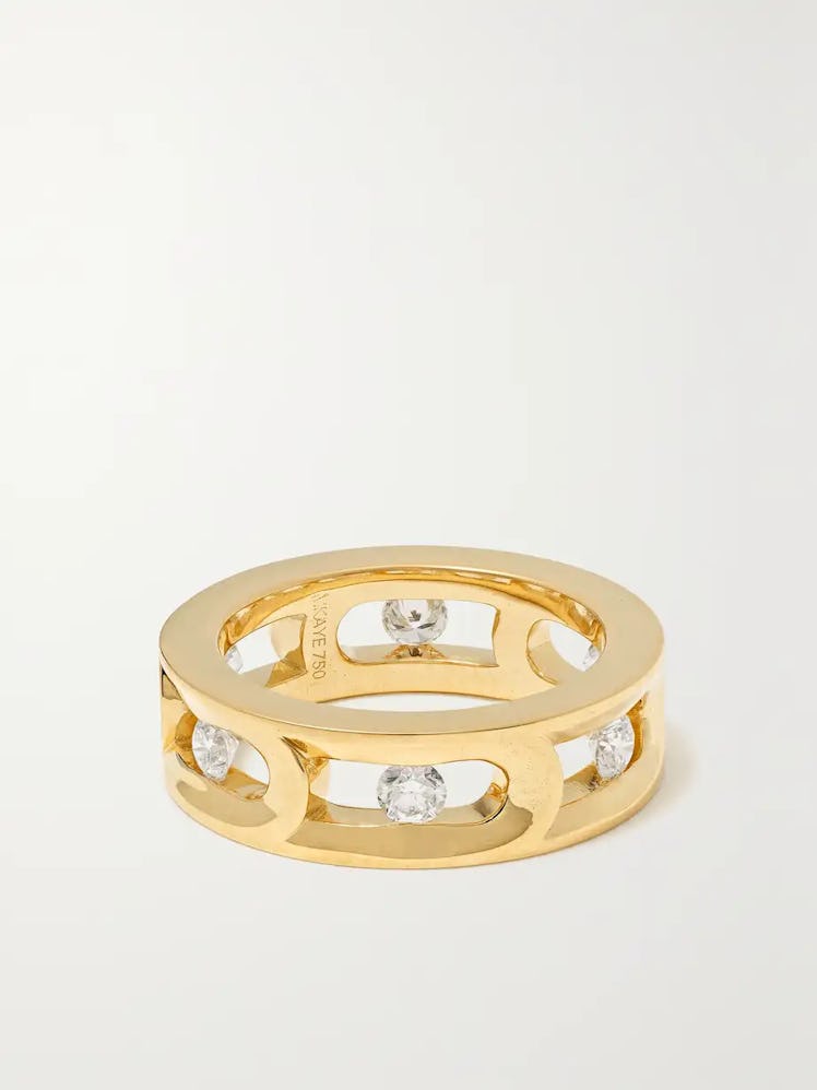 Kira 18-Karat Gold Diamond Ring