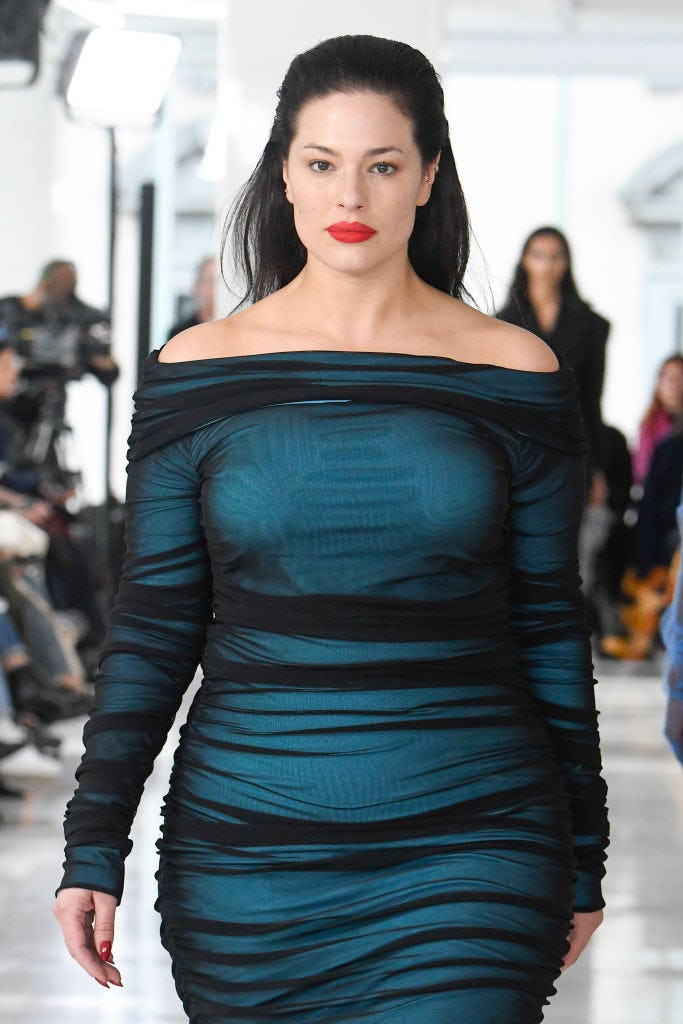 Slicked-back hair at Feben.