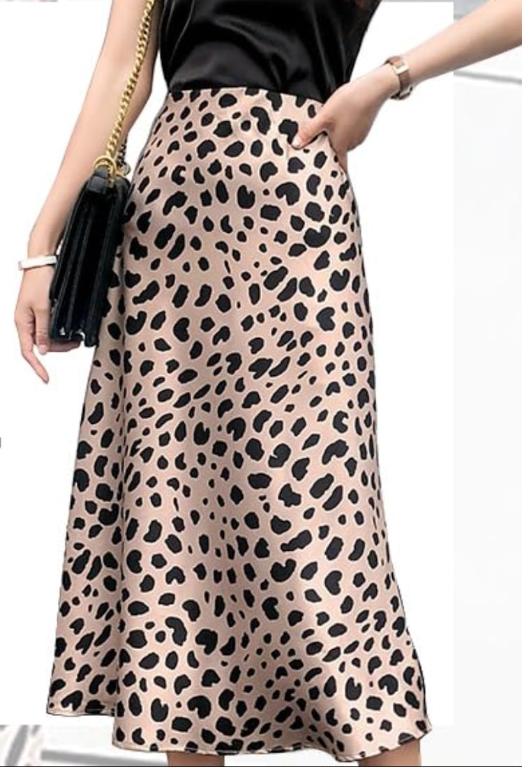 Keasmto Store Leopard Skirt