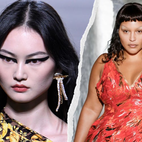 The biggest beauty trends of Milan Fashion Week fall/winter 2024 shows.