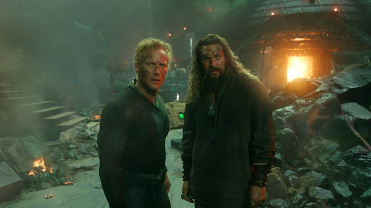 Patrick Wilson and Jason Momoa in Aquaman and the Lost Kingdom