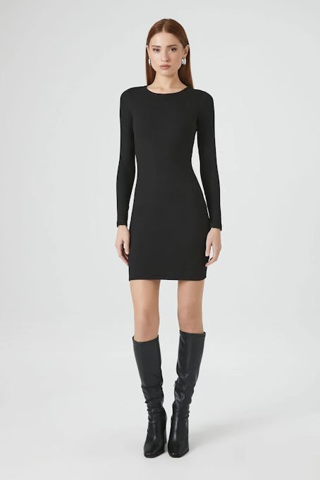 Forever 21 Ribbed Knit Bodycon Mini Dress