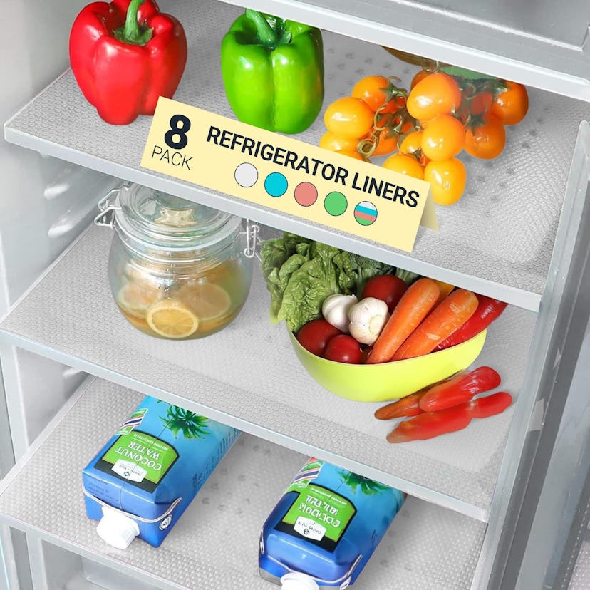 Linda's Essentials Refrigerator Shelves Liners (8-Pack)