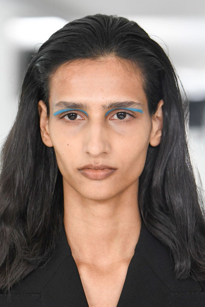 Swipes of bright color at Feben.