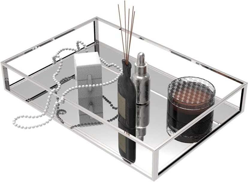 Cq Acrylic Decorative Mirror Tray