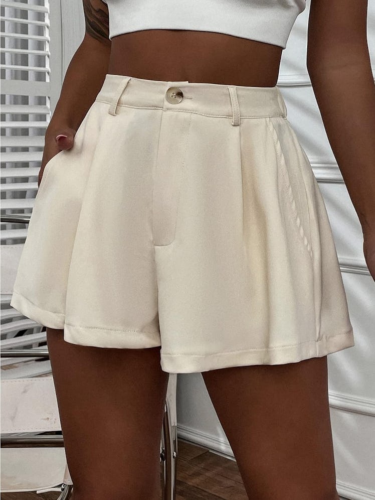 Floerns Pleated Shorts 