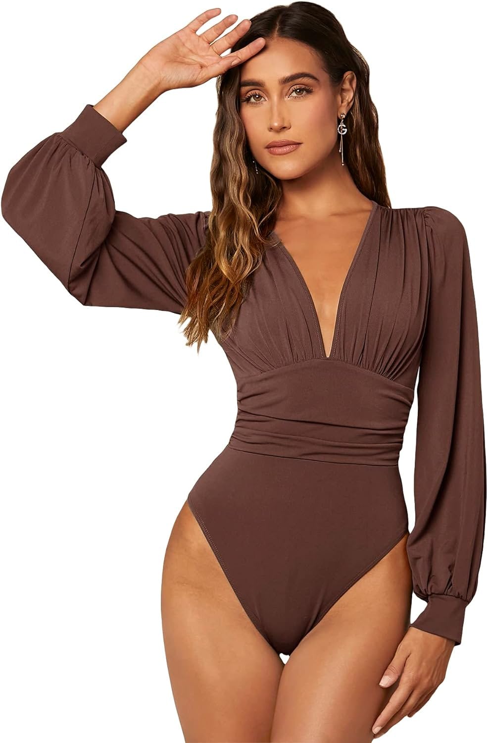 WDIRARA Long Sleeve Bodysuit