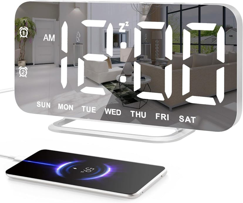 Jall Super Slim LED Digital Alarm Clock