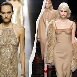 milan fashion week 2024 free the nipple looks runway