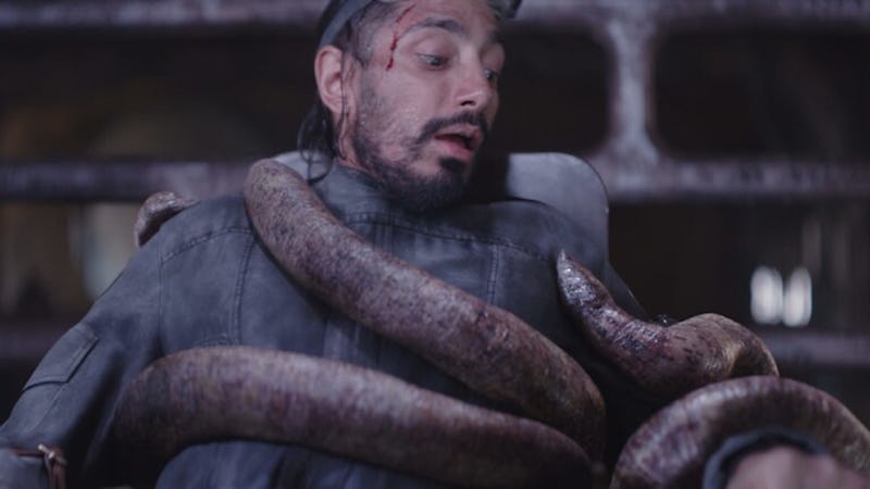 Bor Gullet and Bodhi Rook (Riz Ahmed) in 'Rogue One.'