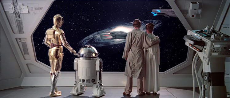The final shot of Star Wars: The Empire Strikes Back
