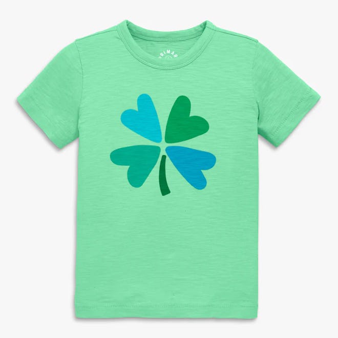 Clover Tee for boys, a kids' st patricks day outfit